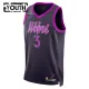 Camiseta Minnesota Timberwolves Jaden Mcdaniels City Edition 2025-26 Negro Swingman para Niño