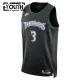 Camiseta Minnesota Timberwolves Jaden Mcdaniels Classic Edition 2025-26 Negro Swingman para Niño