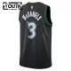 Camiseta Minnesota Timberwolves Jaden Mcdaniels Classic Edition 2025-26 Negro Swingman para Niño