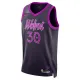 Camiseta Minnesota Timberwolves Julius Randle City Edition 2025-26 Negro Swingman para Hombre