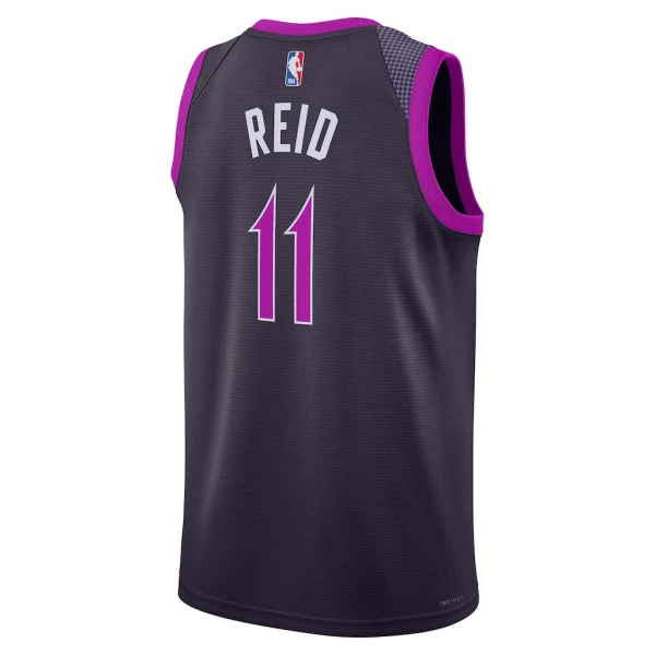 Camiseta Minnesota Timberwolves Naz Reid City Edition 2025-26 Negro Swingman para Hombre