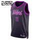 Camiseta Minnesota Timberwolves Naz Reid City Edition 2025-26 Negro Swingman para Niño