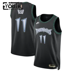 Camiseta Minnesota Timberwolves Naz Reid Classic Edition 2025-26 Negro Swingman para Niño