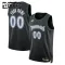 Camiseta Minnesota Timberwolves Personalizada Classic Edition 2025-26 Negro Swingman para Niño
