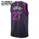 Camiseta Minnesota Timberwolves Rudy Gobert City Edition 2025-26 Negro Swingman para Niño