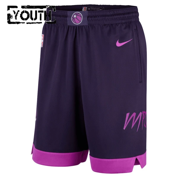 Pantalones Minnesota Timberwolves City Edition 2025-26 Swingman para Niño