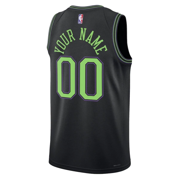 Camiseta New Orleans Pelicans Personalizada City Edition 2025-26 Negro Swingman para Hombre