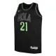 Camiseta New Orleans Pelicans Yves Missi City Edition 2025-26 Negro Swingman para Hombre
