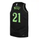 Camiseta New Orleans Pelicans Yves Missi City Edition 2025-26 Negro Swingman para Hombre