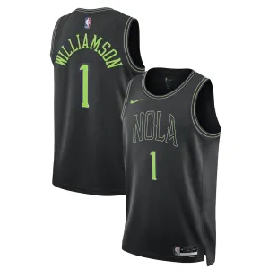Camiseta New Orleans Pelicans Zion Williamson City Edition 2025-26 Negro Swingman para Hombre Camiseta New Orleans Pelicans Zion Williamson City Edition 2025-26 Negro Swingman para Hombre