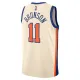 Camiseta New York Knicks Jalen Brunson City Edition 2025-26 Blanco Swingman para Hombre