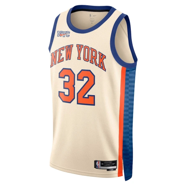 Camiseta New York Knicks Karl Anthony Towns City Edition 2025-26 Blanco Swingman para Hombre