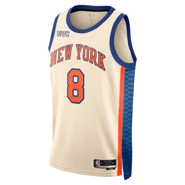 Camiseta New York Knicks Og Anunoby City Edition 2025-26 Blanco Swingman para Hombre