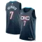 Camiseta Oklahoma City Thunder Chet Holmgren City Edition 2025-26 Negro Swingman para Hombre