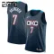 Camiseta Oklahoma City Thunder Chet Holmgren City Edition 2025-26 Negro Swingman para Niño