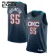 Camiseta Oklahoma City Thunder Isaiah Hartenstein City Edition 2025-26 Negro Swingman para Niño