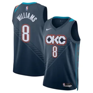 Camiseta Oklahoma City Thunder Jalen Williams City Edition 2025-26 Negro Swingman para Hombre Camiseta Oklahoma City Thunder Jalen Williams City Edition 2025-26 Negro Swingman para Hombre