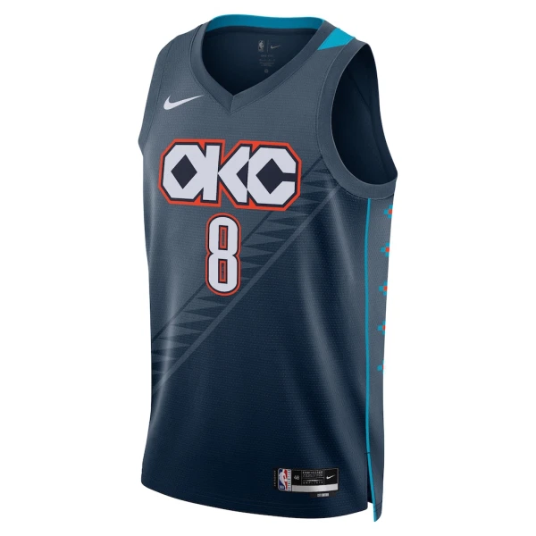 Camiseta Oklahoma City Thunder Jalen Williams City Edition 2025-26 Negro Swingman para Hombre