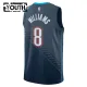 Camiseta Oklahoma City Thunder Jalen Williams City Edition 2025-26 Negro Swingman para Niño