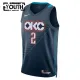 Camiseta Oklahoma City Thunder Shai Gilgeous Alexander City Edition 2025-26 Negro Swingman para Niño