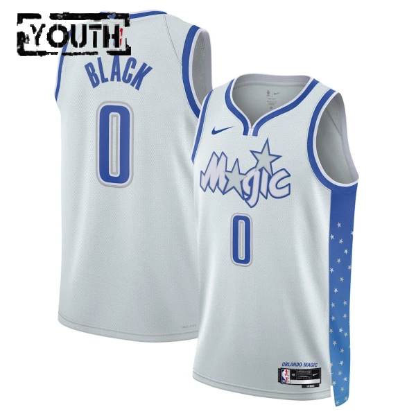 Camiseta Orlando Magic Anthony Black City Edition 2025-26 Blanco Swingman para Niño Camiseta Orlando Magic Anthony Black City Edition 2025-26 Blanco Swingman para Niño