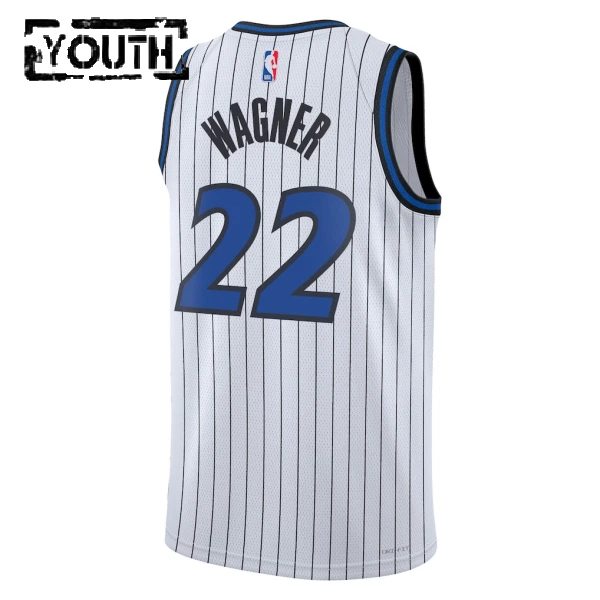 Camiseta Orlando Magic Franz Wagner Association Edition 2025-26 Blanco Swingman para Niño