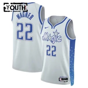 Camiseta Orlando Magic Franz Wagner City Edition 2025-26 Blanco Swingman para Niño