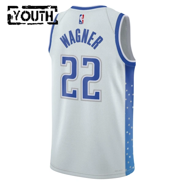Camiseta Orlando Magic Franz Wagner City Edition 2025-26 Blanco Swingman para Niño