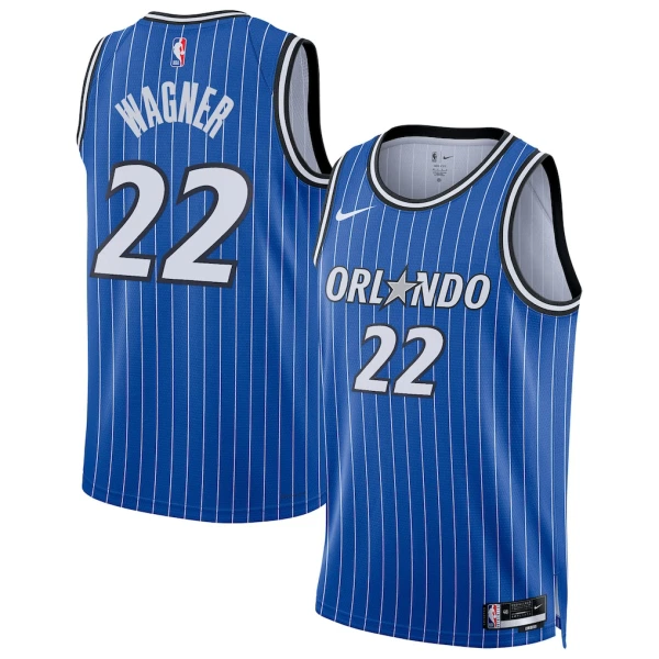 Camiseta Orlando Magic Franz Wagner Icon Edition 2025-26 Azul Swingman para Hombre