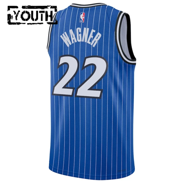 Camiseta Orlando Magic Franz Wagner Icon Edition 2025-26 Azul Swingman para Niño