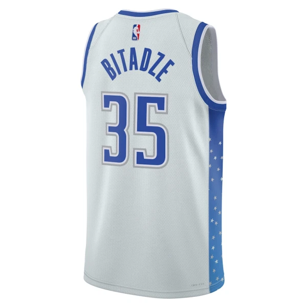 Camiseta Orlando Magic Goga Bitadze City Edition 2025-26 Blanco Swingman para Hombre