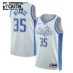 Camiseta Orlando Magic Goga Bitadze City Edition 2025-26 Blanco Swingman para Niño