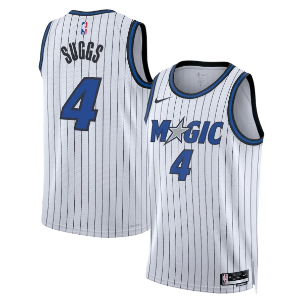 Camiseta Orlando Magic Jalen Suggs Association Edition 2025-26 Blanco Swingman para Hombre