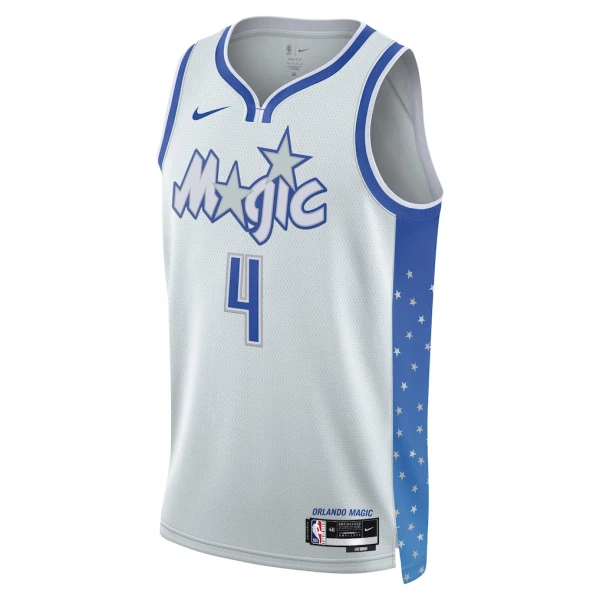 Camiseta Orlando Magic Jalen Suggs City Edition 2025-26 Blanco Swingman para Hombre