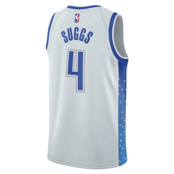Camiseta Orlando Magic Jalen Suggs City Edition 2025-26 Blanco Swingman para Hombre