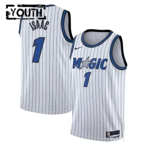 Camiseta Orlando Magic Jonathan Isaac Association Edition 2025-26 Blanco Swingman para Niño