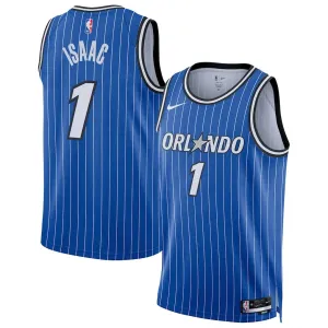 Camiseta Orlando Magic Jonathan Isaac Icon Edition 2025-26 Azul Swingman para Hombre
