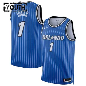 Camiseta Orlando Magic Jonathan Isaac Icon Edition 2025-26 Azul Swingman para Niño