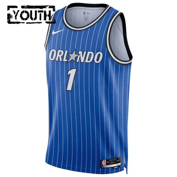 Camiseta Orlando Magic Jonathan Isaac Icon Edition 2025-26 Azul Swingman para Niño