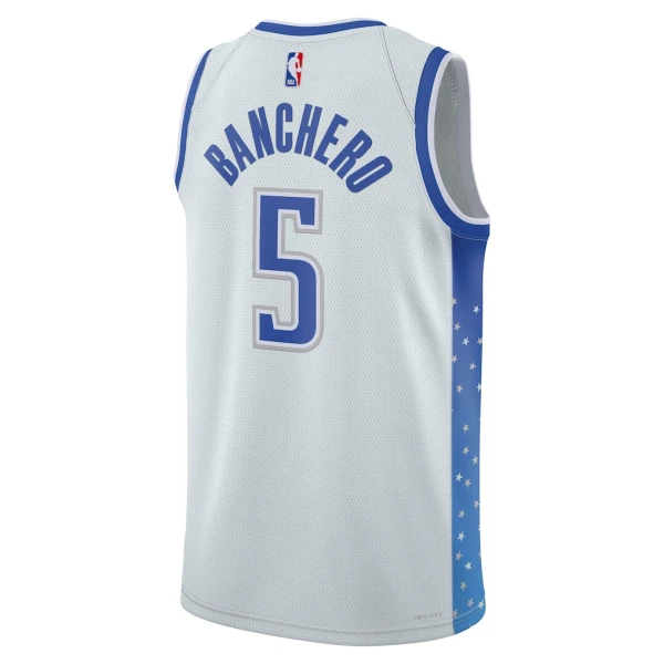 Camiseta Orlando Magic Paolo Banchero City Edition 2025-26 Blanco Swingman para Hombre
