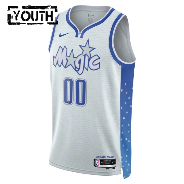 Camiseta Orlando Magic Personalizada City Edition 2025-26 Blanco Swingman para Niño