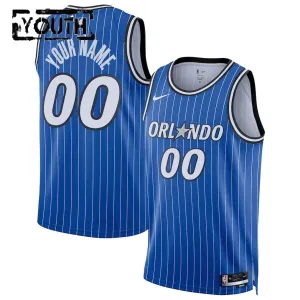 Camiseta Orlando Magic Personalizada Icon Edition 2025-26 Azul Swingman para Niño