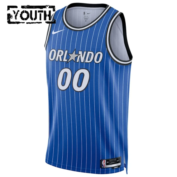 Camiseta Orlando Magic Personalizada Icon Edition 2025-26 Azul Swingman para Niño