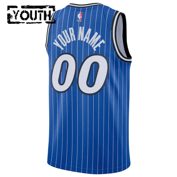 Camiseta Orlando Magic Personalizada Icon Edition 2025-26 Azul Swingman para Niño
