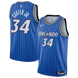 Camiseta Orlando Magic Wendell Carter JR Icon Edition 2025-26 Azul Swingman para Hombre
