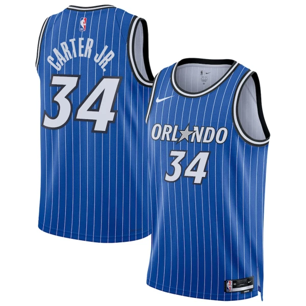 Camiseta Orlando Magic Wendell Carter JR Icon Edition 2025-26 Azul Swingman para Hombre