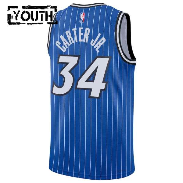Camiseta Orlando Magic Wendell Carter JR Icon Edition 2025-26 Azul Swingman para Niño
