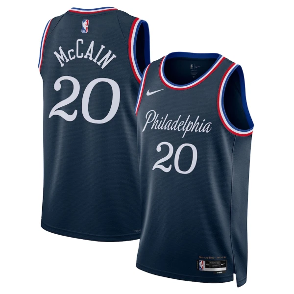 Camiseta Philadelphia 76ers Jared Mccain City Edition 2025-26 Swingman para Hombre