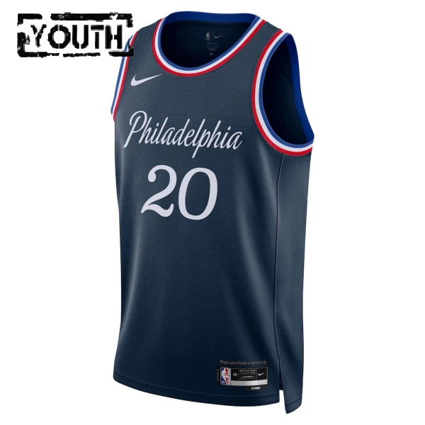 Camiseta Philadelphia 76ers Jared Mccain City Edition 2025-26 Swingman para Niño