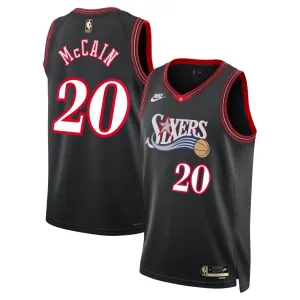 Camiseta Philadelphia 76ers Jared Mccain Classic Edition 2025-26 Negro Swingman para Hombre